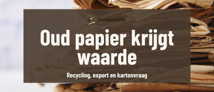 Papier prijs – actuele prijs, koers, grafiek & info | Grondstofprijs.com