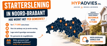 Starterslening in Noord-Brabant: hoe werkt het per gemeente?