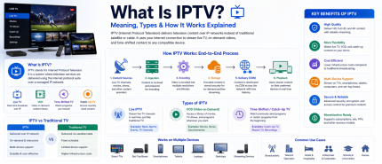 What Is IPTV? Meaning, Types & How It Works Explained