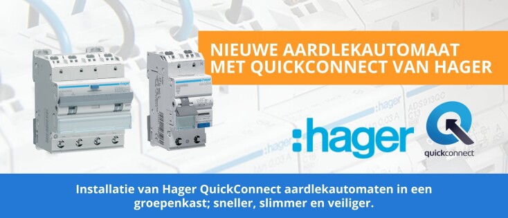 Hager QuickConnect aardlekautomaten – nieuw in 2025