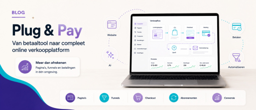Plug & Pay: van betaaltool naar compleet online verkoopplatform