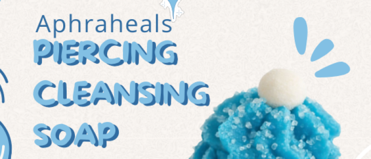 Aphraheals Piercing Reinigingszeep – Zeezout & Natuurlijke Oliën