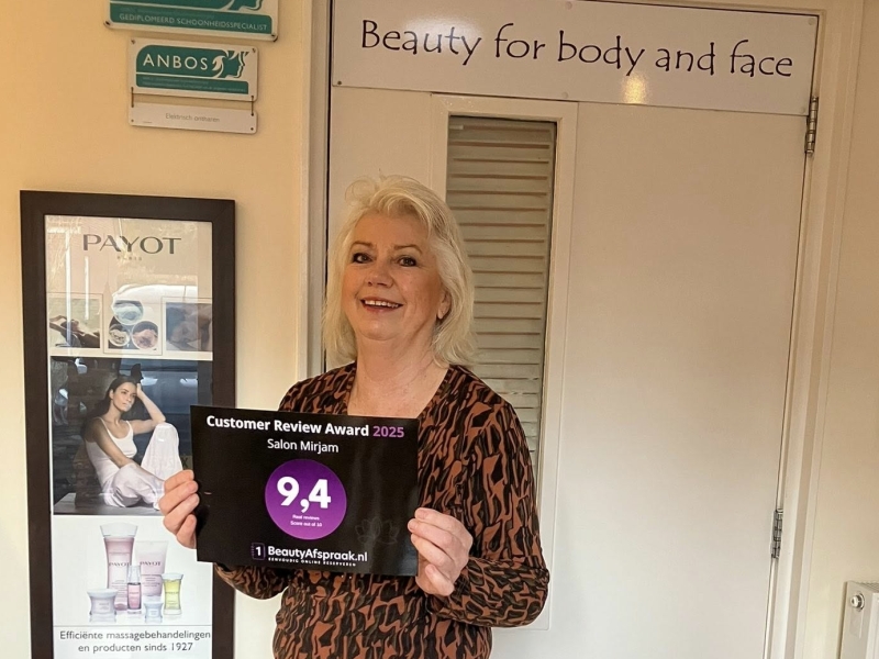 Review Award 1BeautyAfspraak.nl Review Award 1BeautyAfspraak.nl