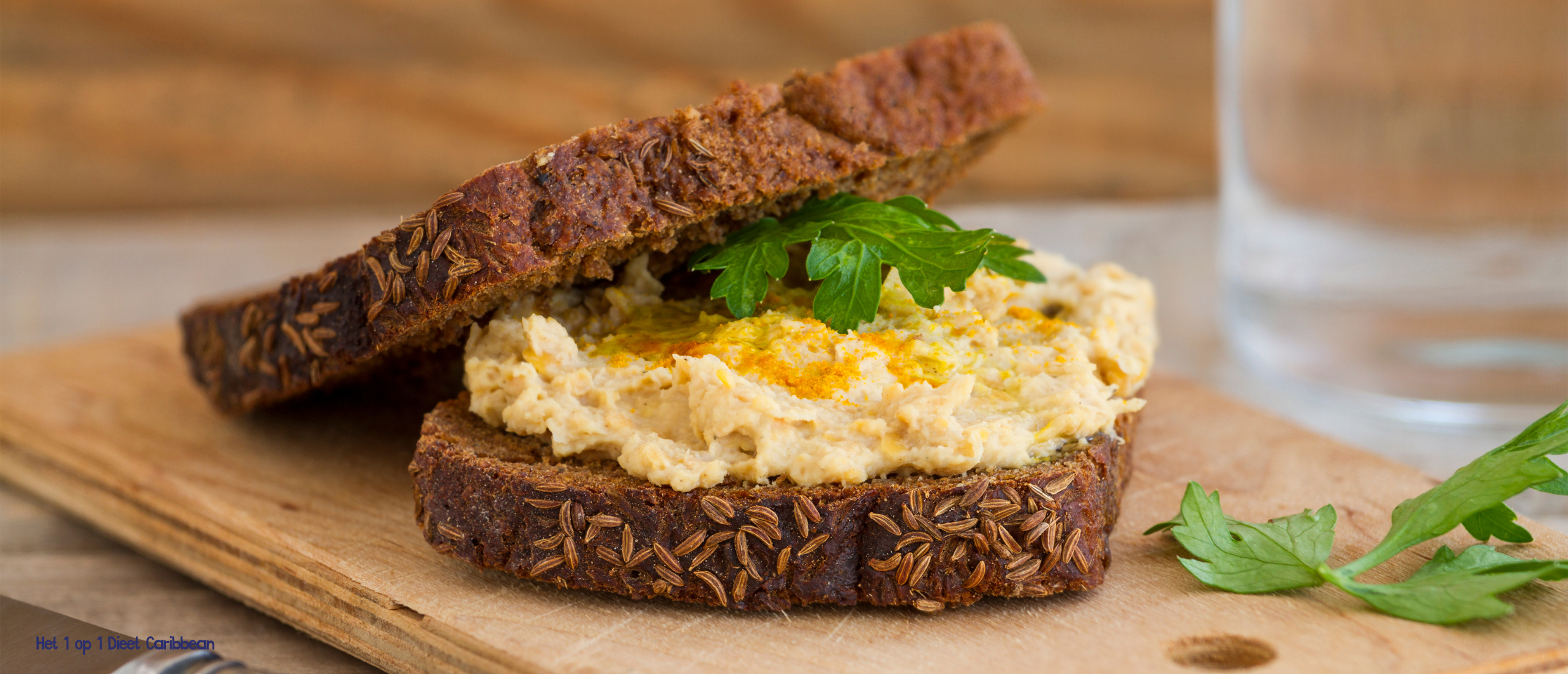 Broodje Hummus Recept – Stap 5 van Het 1 op 1 Dieet