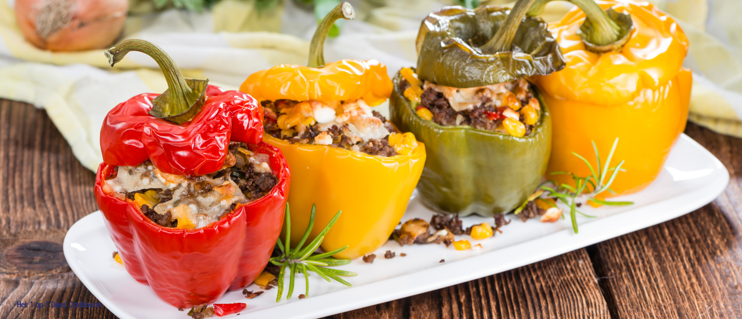 Gevulde Paprika met Gehakt en Bulgur – Recept Stap 6 van Het 1 op 1 Dieet