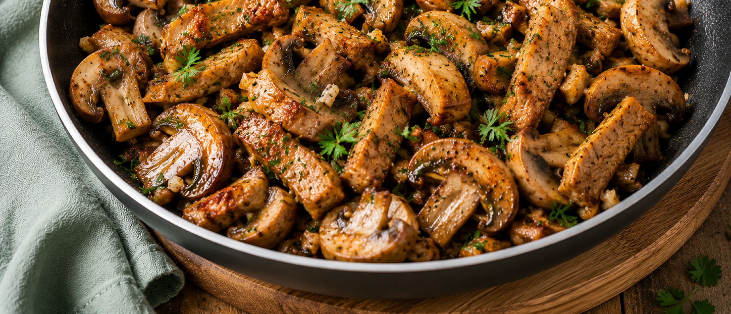 Champignons met knoflook op Spaanse wijze | Stap 1 recept | Het 1 op 1 Dieet Caribbean