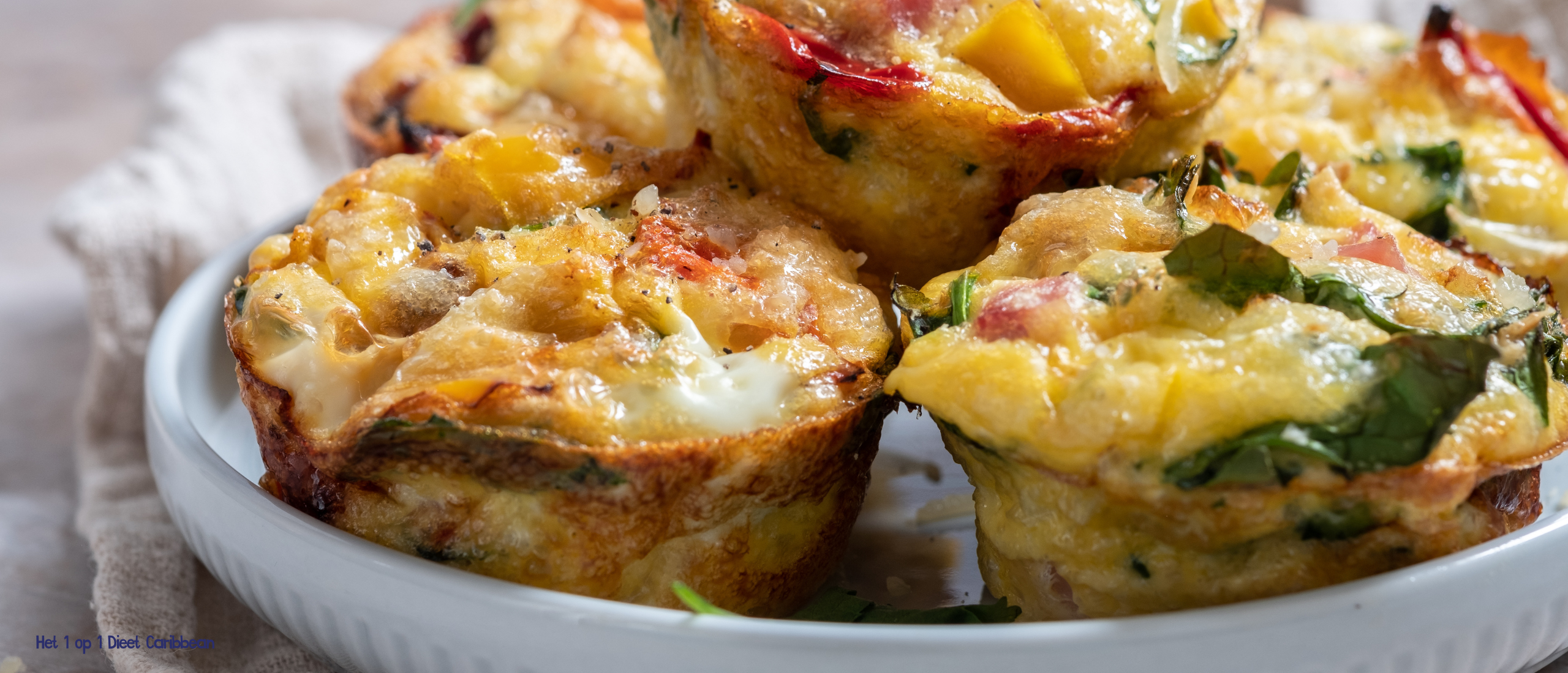 muffins met spinazie