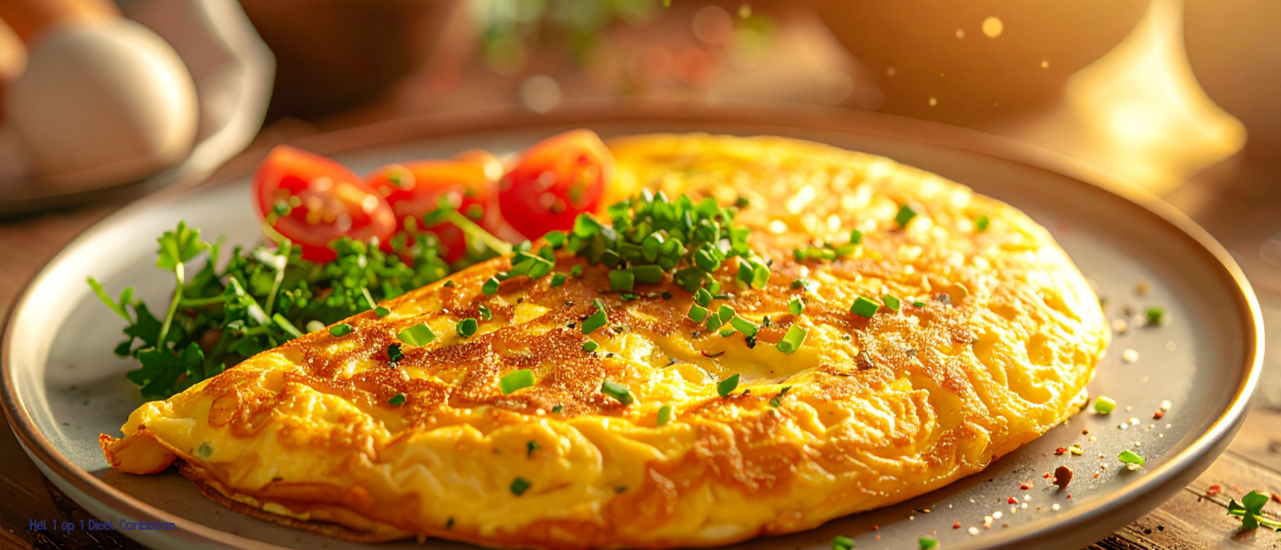 Pizza omelet recept – Stap 2 van het 1op1 Dieet Caribbean