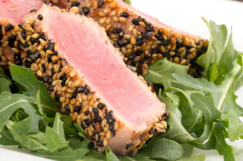 Tonijn Tataki met wasabidip | Stap 3 Recept 1 op 1 Dieet