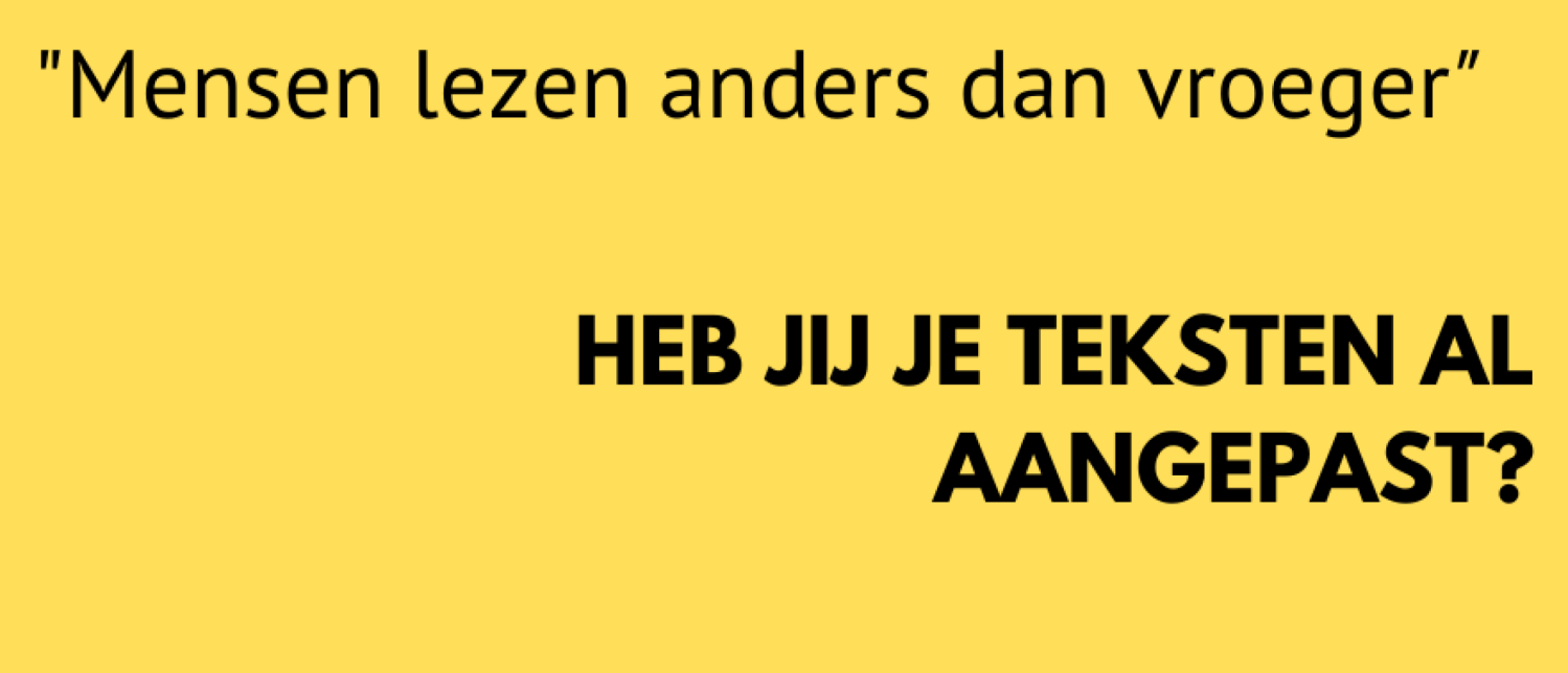 De evolutie van tekst