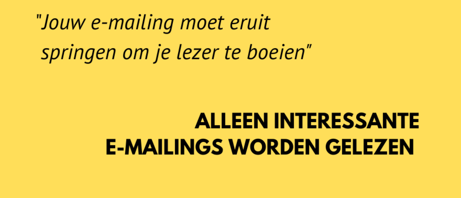 7 manieren om e-mailings interessant te houden