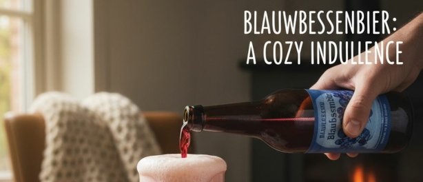 Blauwbessenbier serveren: glas, temperatuur, schuim