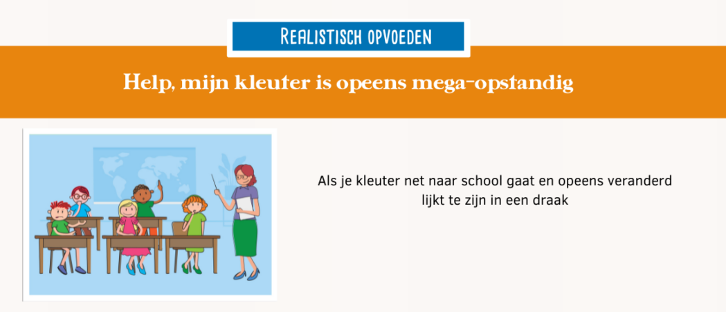 Help, mijn kleuter is opeens mega opstandig