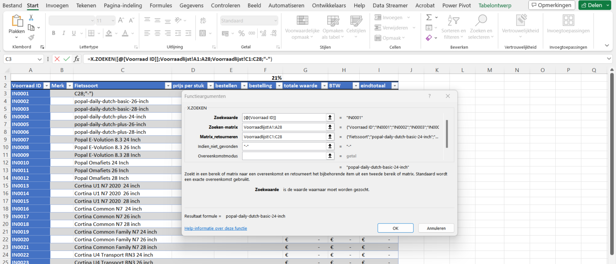 De Functie X Zoeken In Excel Gebruiken