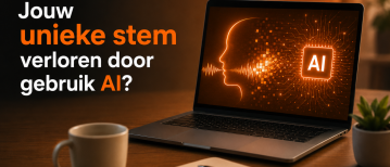 Jouw unieke stem verloren door gebruik AI?