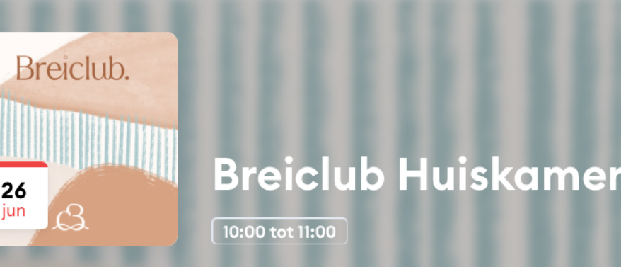 😔 Soms gebeurt er iets in de Breiclub Huiskamer dat je bijblijft..