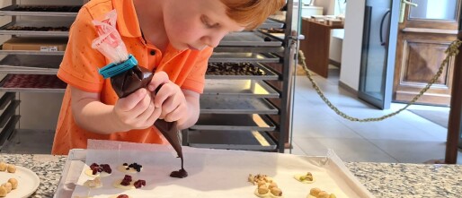 Chocoladekunst maken bij Radolška Ĉokolada