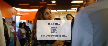 BIM Onderwijsdag op 2 oktober in de Jaarbeurs. Save the date.