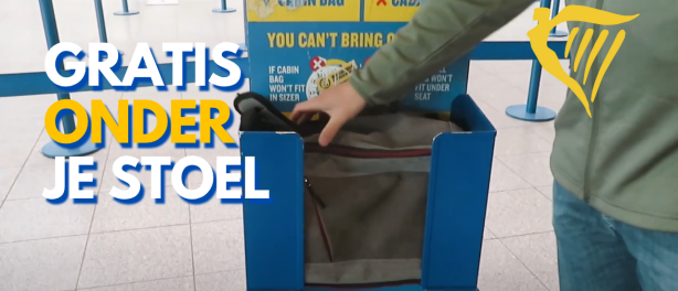 Ryanair handbagage (40x20x25) Dé reistas als je vliegt met Ryanair