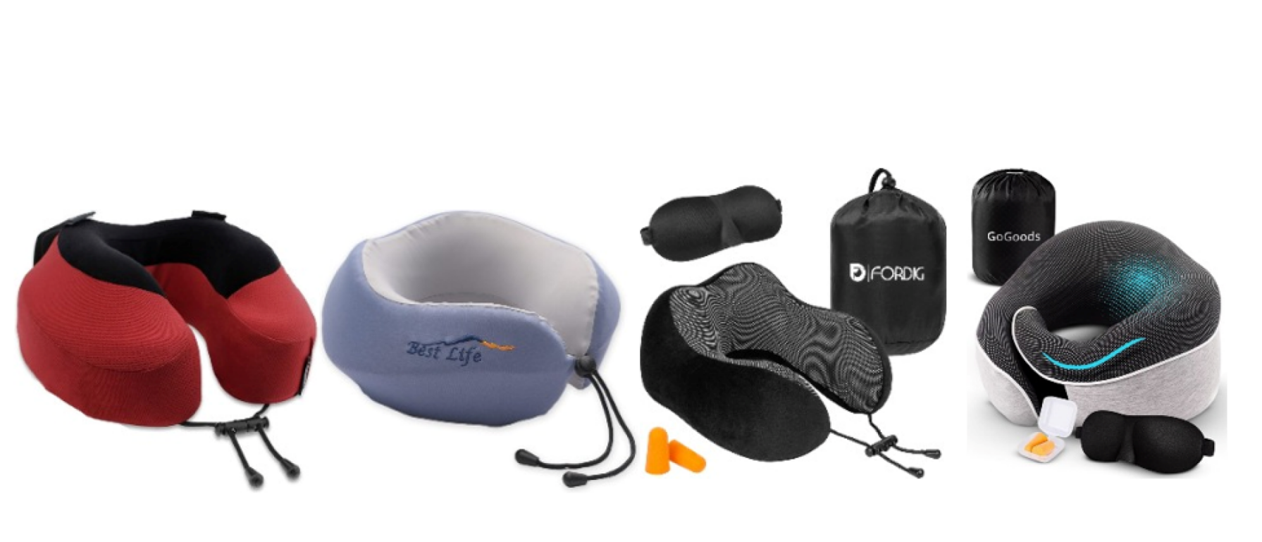 Nekkussen voor kinderen, 2-in-1, vormbaar nekkussen, U-vorm, converteerbaar, pluche voor volwassenen, reiskussen voor kinderen, vliegtuig, auto en