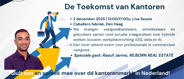 De Heruitvinding van het Kantoor: waarom de markt in 2026 niet langer draait om stenen, maar om zintuigen, CO₂ en waardesturing