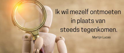 Slechts een deel van mij is zichtbaar