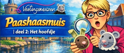 Haak in 10 dagen een Paashaasmuis - Deel 2: Het hoofdje