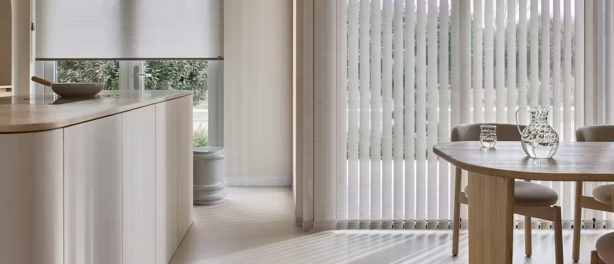 De nieuwste collectie verticale jaloezieën