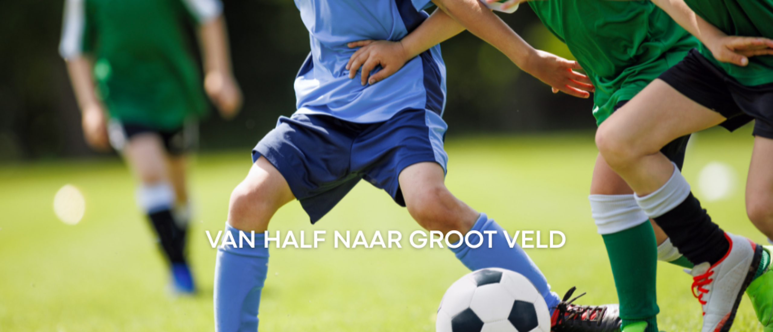 Van half naar groot veld