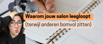 Waarom jouw agenda leeg blijft terwijl andere salons vol zitten