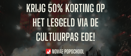 Krijg 50% korting op je lesgeld/cursusgeld!