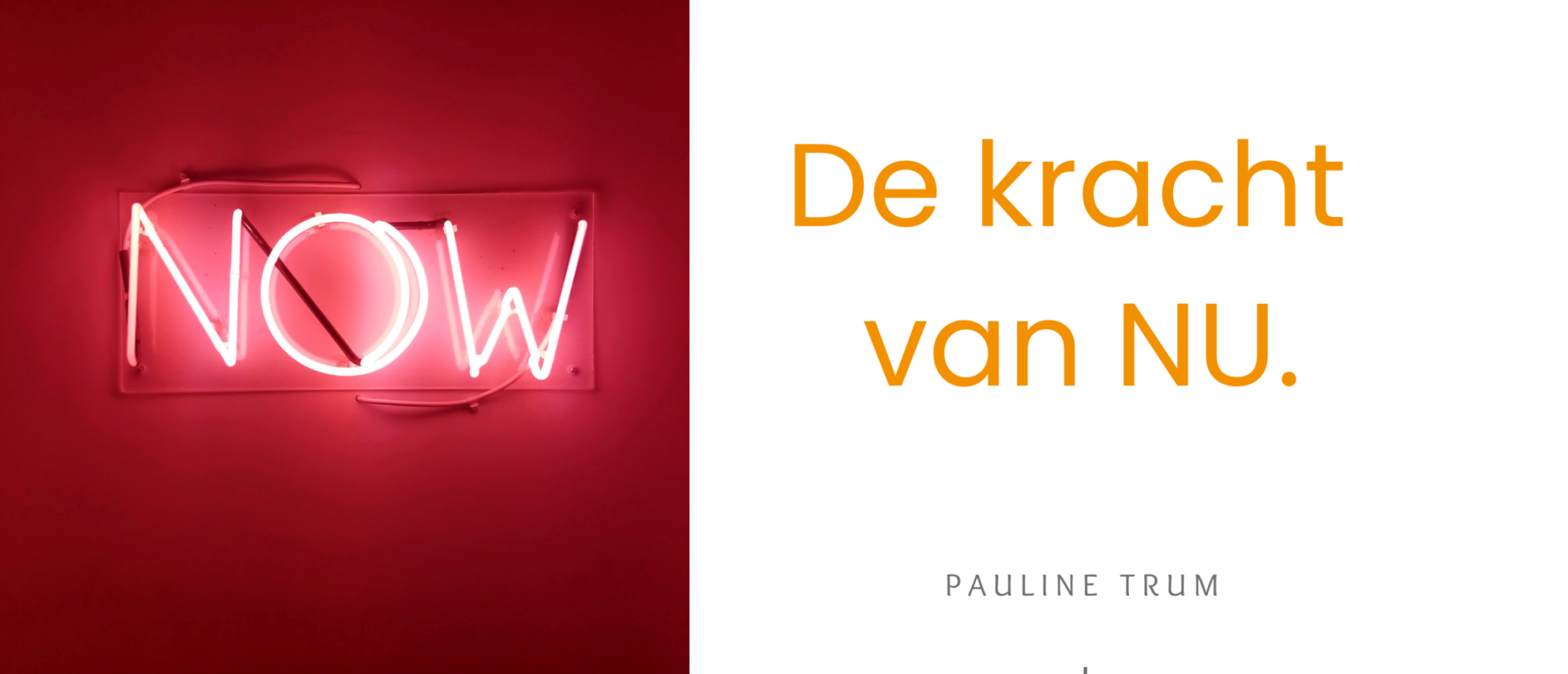 Waarom is de kracht van NU zo belangrijk?