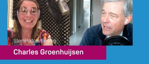 Tv-presentator Charles Groenhuijsen in de StemPodcast: ‘Pauzes zijn zwaar onderschatte retorische middelen’