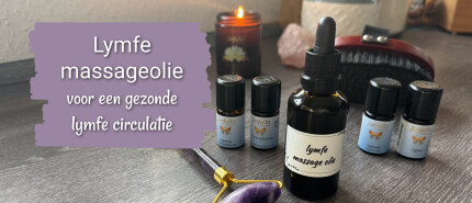 Lymfemassageolie, voor een gezonde lymfe circulatie