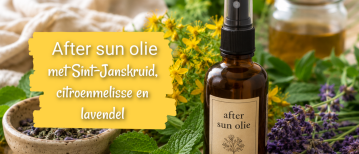 Zelf after sun olie maken met Sint-Janskruid en Lavendel