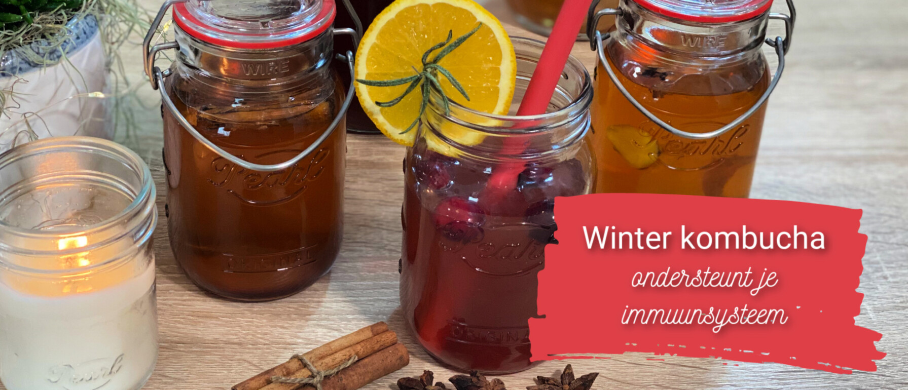 Kombucha, basisrecept voor een verfrissende gezonde drank.