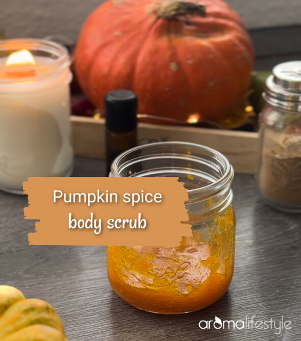 Pumpkin spice body scrub