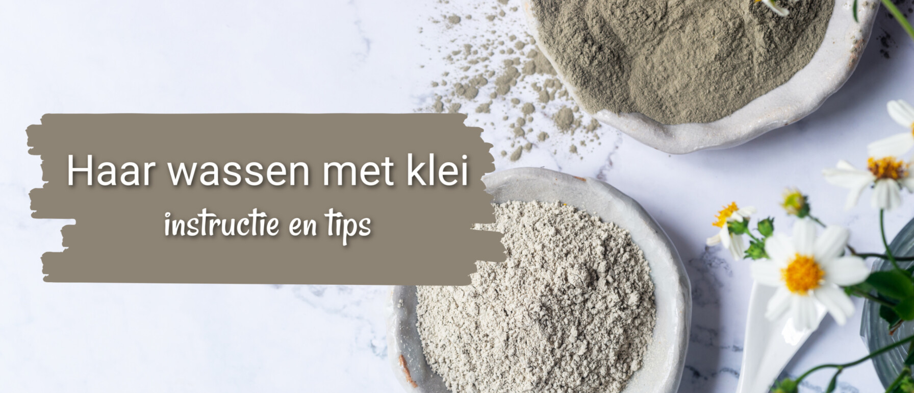 Je haar wassen met klei