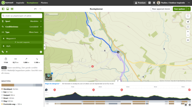 Meerdaagse Wandelroutes Plannen In Komoot