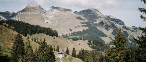 3-daagse huttentocht in Gruyère, Zwitserland