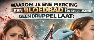 Waarom je ene piercing een bloedbad is en de andere geen druppel laat: De wetenschap achter de naald