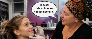 Waarom stellen we soms een vreemde vraag op het exacte moment van de piercing?