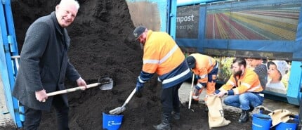 Meerlanden deelt gratis compost uit tijdens Compostdag 2024