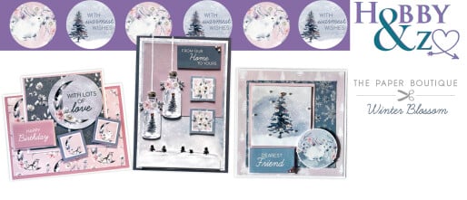 Sfeervolle kaarten met Winter Blossom van The paper Boutique in Hobby&Zo 22