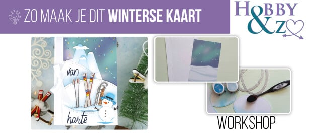 Workshop techniek Nordic Winter: Stempels en Dies door Sannie Burmester in Hobby&Zo 22