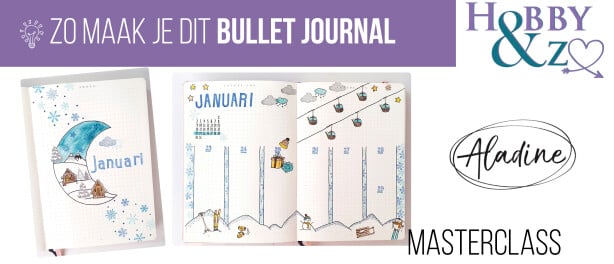 Masterclass Bullet Journal met Aladine in Hobby&Zo 22