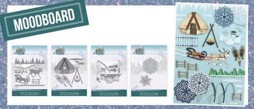 Gratis Moodboard Nordic Winter van Yvonne Creations