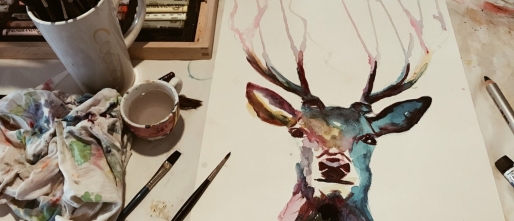 Loslaten in aquarel: waarom het zo lastig is en juist zo bevrijdend