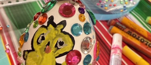 Paas activiteiten in het winkelcentrum