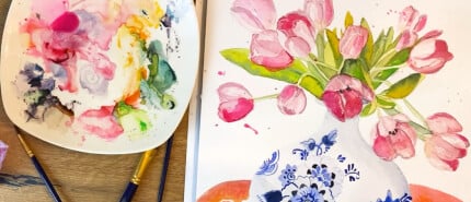 Creatieve ontspanning: hoe aquarelleren rust in je hoofd brengt